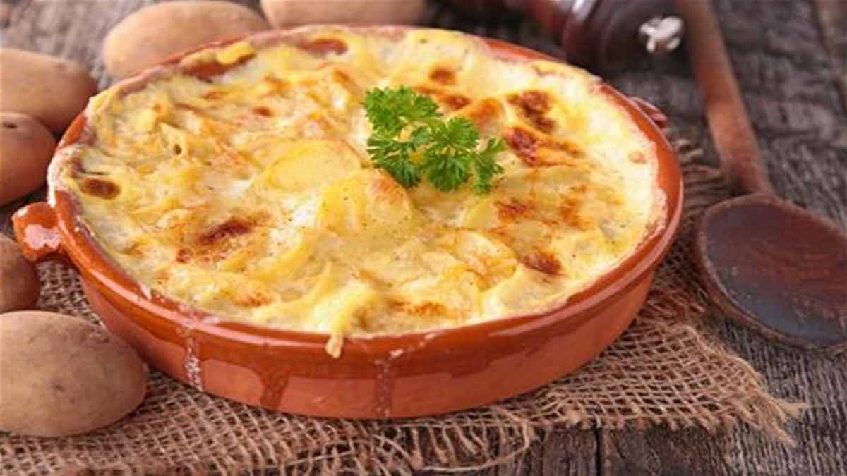 Généreux gratin franc-comtois à la raclette