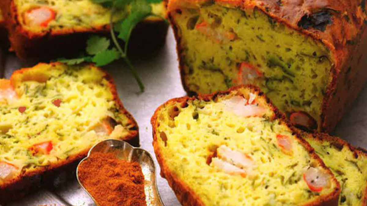 cake crevettes et curcuma