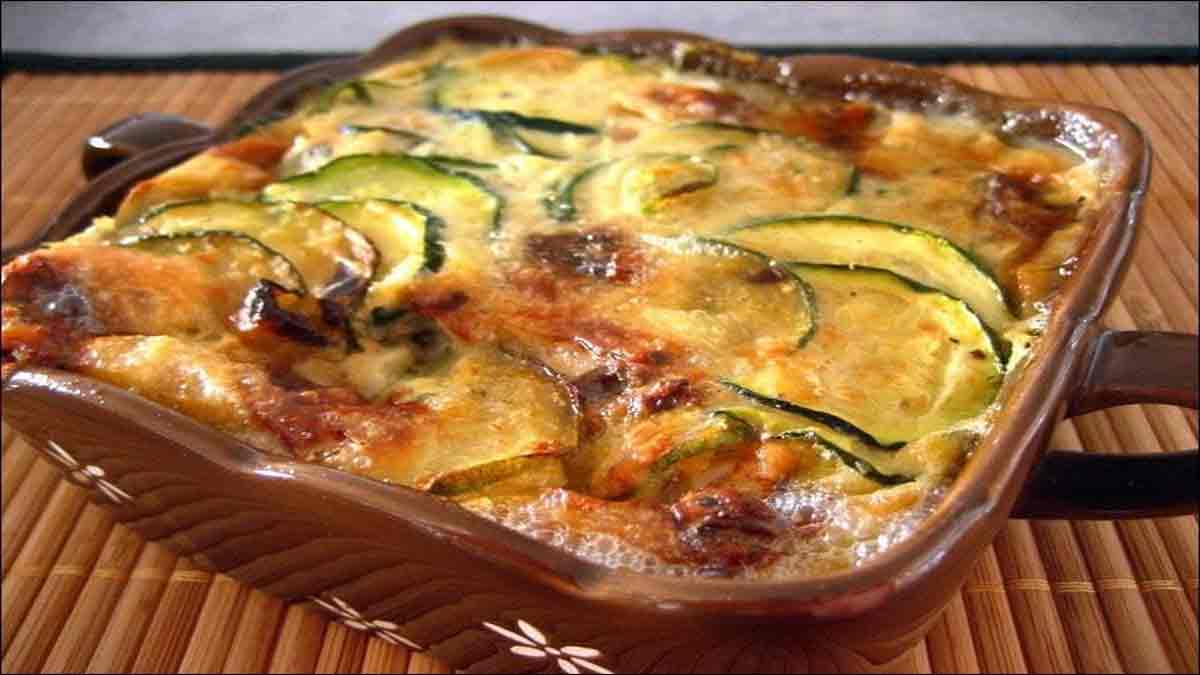 clafoutis courgettes-fourme