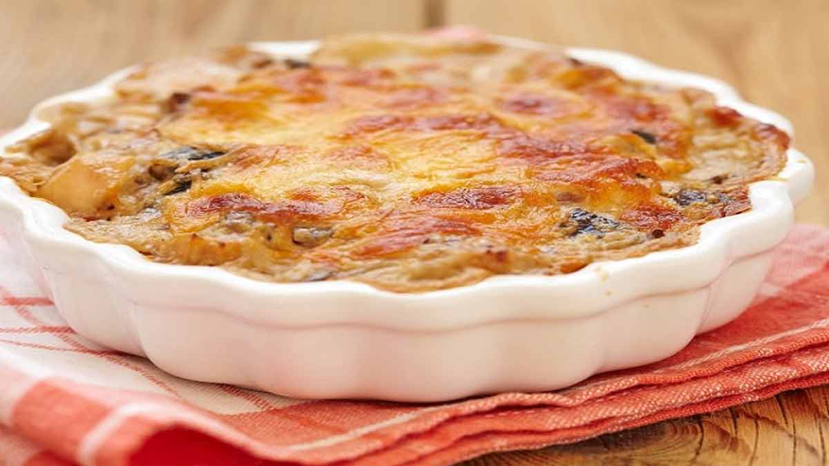 gratin de chair de crabe et noix