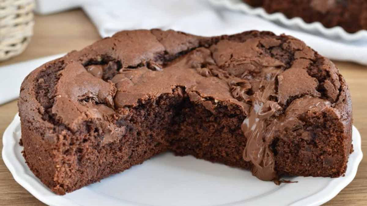 Délicieux fondant au café fourré au Nutella