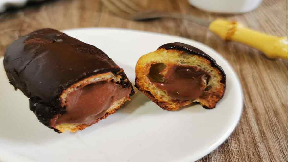 éclairs fourrés au chocolat