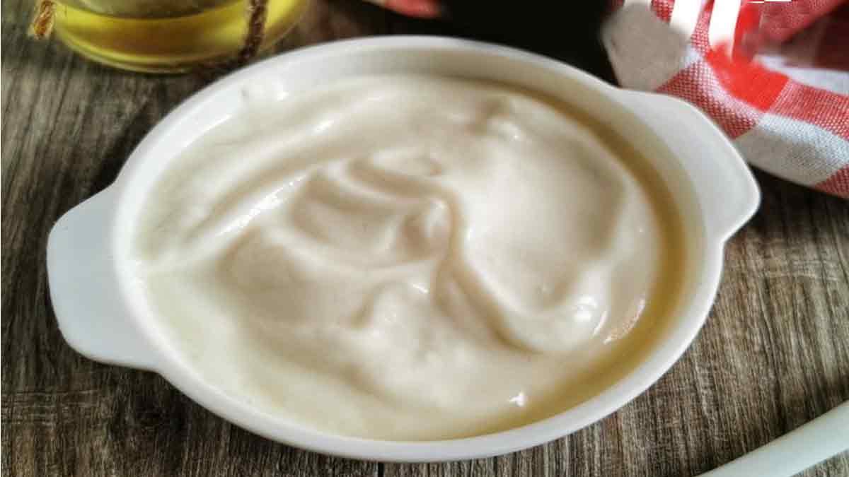 mayonnaise sans œufs fait maison