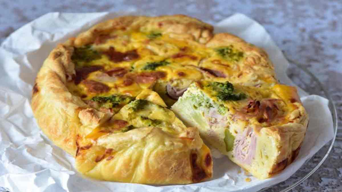 gâteau salé brocoli et jambon