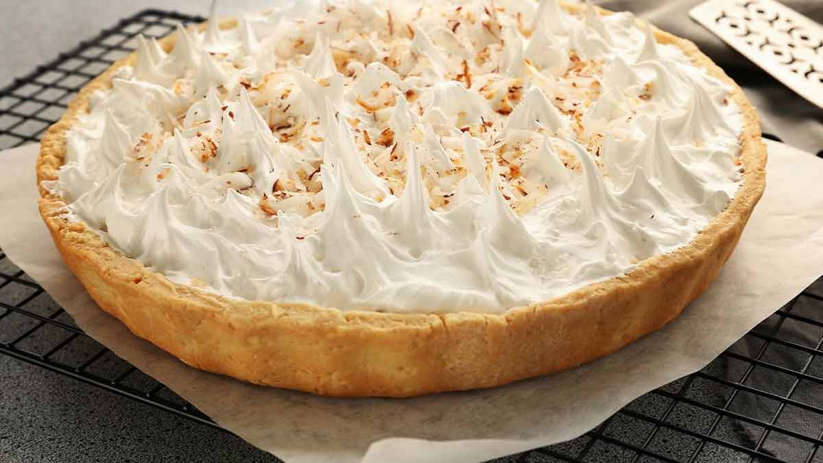 Alléchante tarte à la noix de coco sans beurre