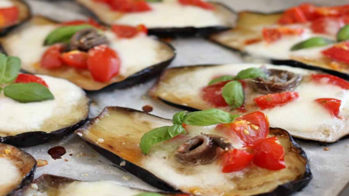 Appétissantes aubergines façon pizza