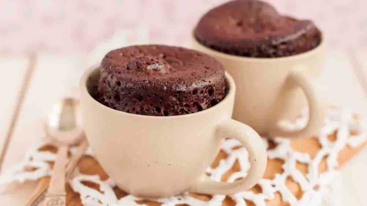 Mugcake au chocolat extra fondant