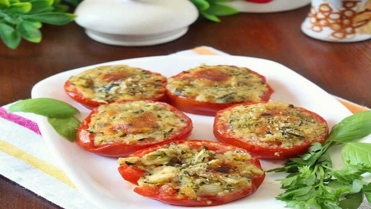 Tomates farcies aux courgettes et mozzarella