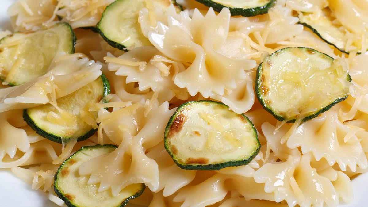 farfalles aux courgettes au Thermomix