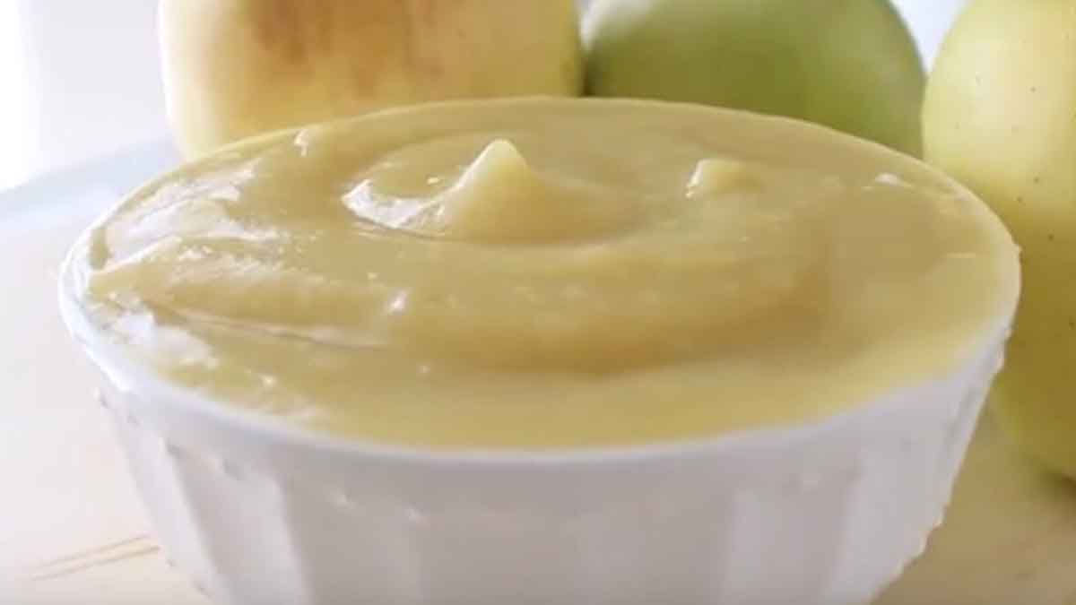 Délicieuse purée de pomme naturelle