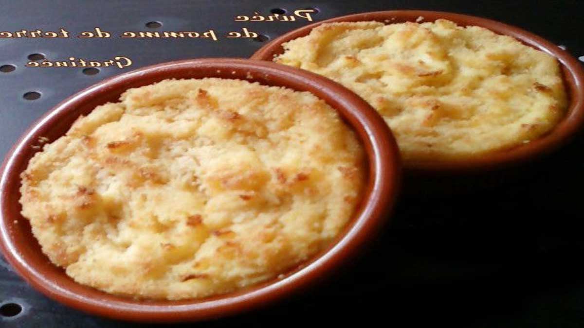 Exquise purée de pommes de terre gratinée