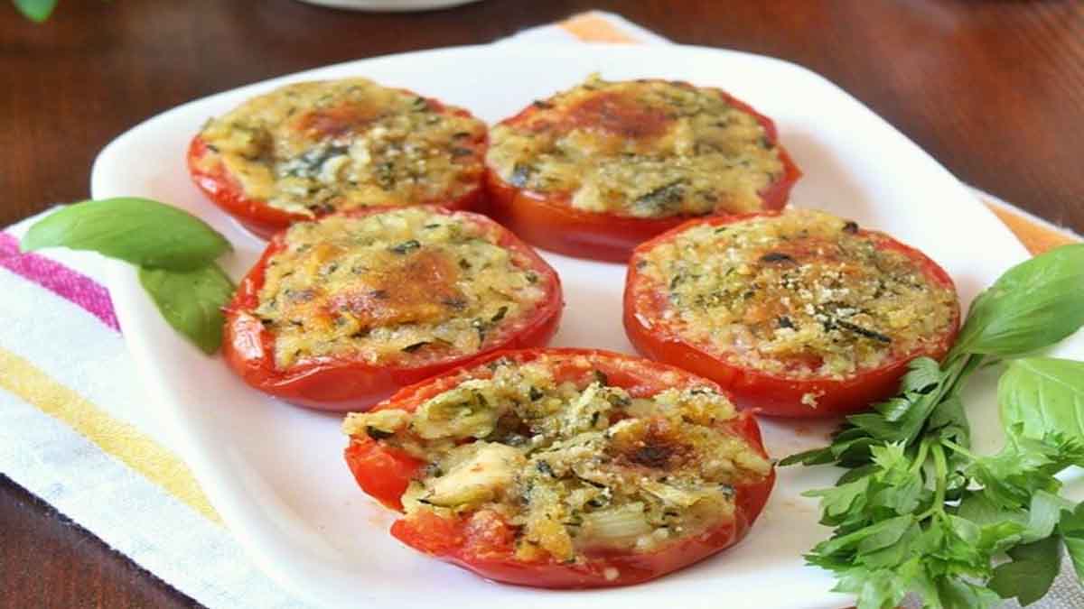 Exquises tomates farcies végétariennes gratinées