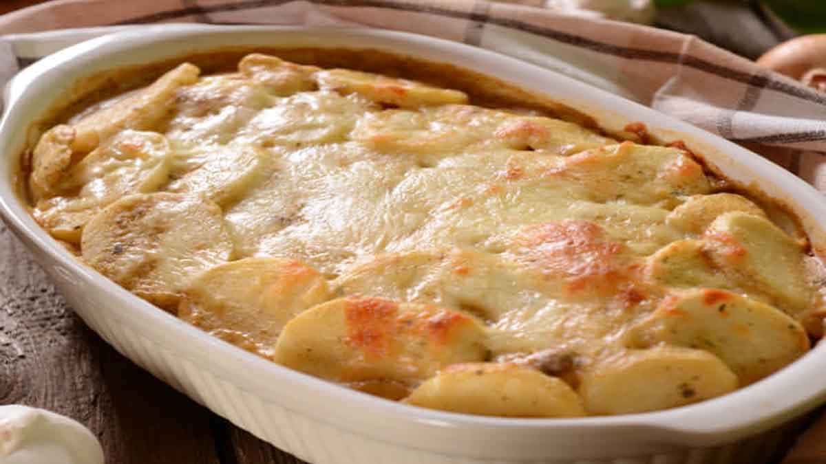 Irrésistible gratin de pomme de terre et poulet