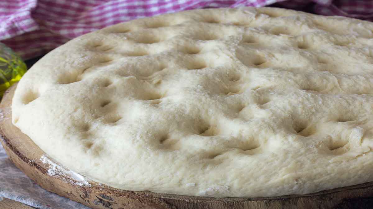 Pâte à focaccia maison