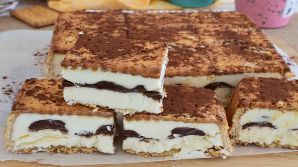 Succulent tiramisu aux biscuits et Nutella facile