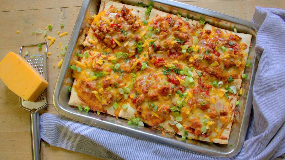 Succulentes enchiladas au poulet