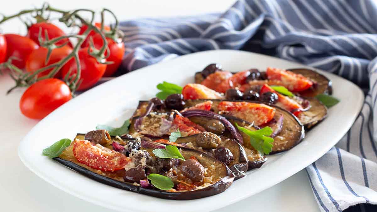 aubergines farcies à la méditerranéenne