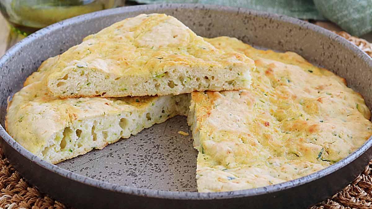 fougasses au yaourt et à la courgette