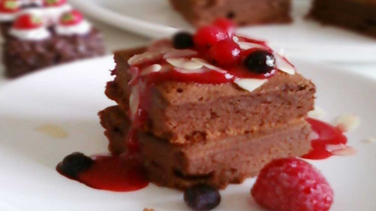 gâteau hyper léger chocolat et fromage blanc