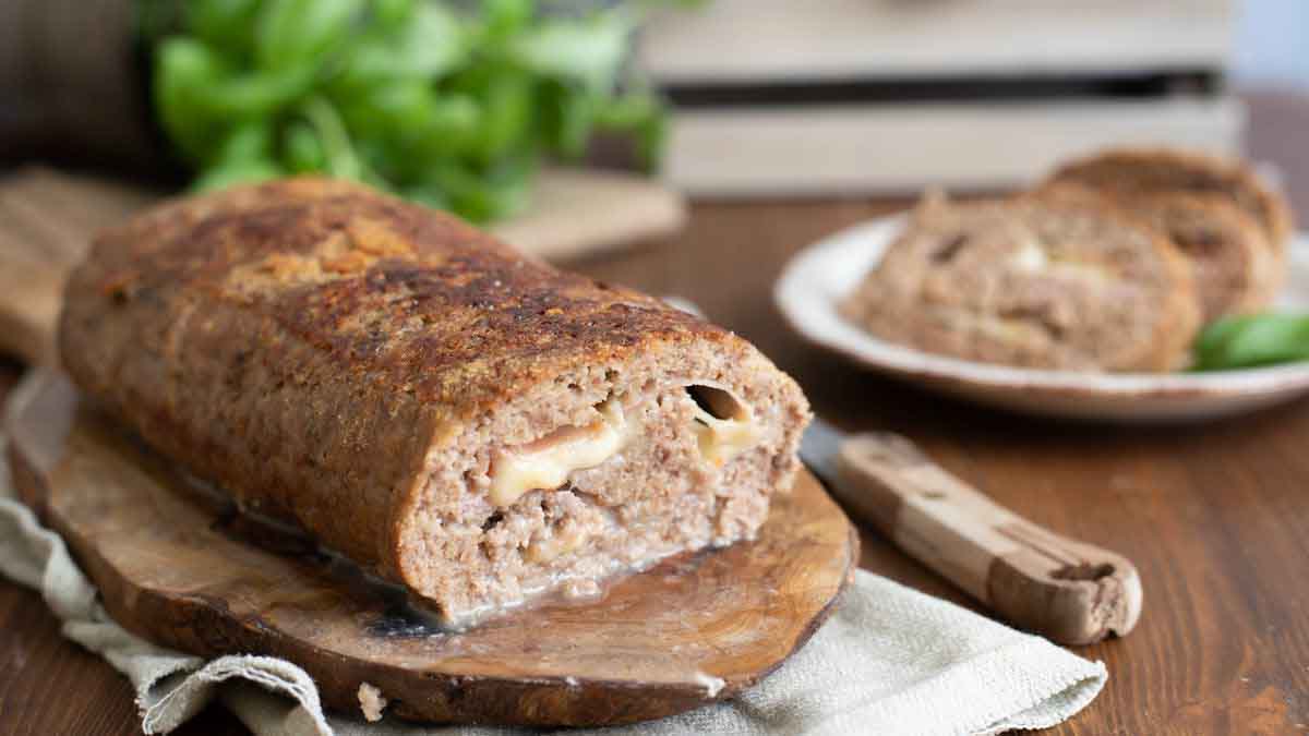 pain de viande farci au jambon