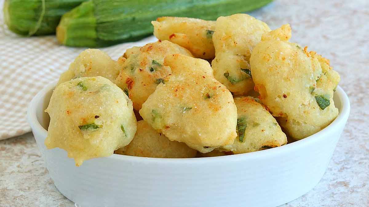 Beignets de courgettes au fromage