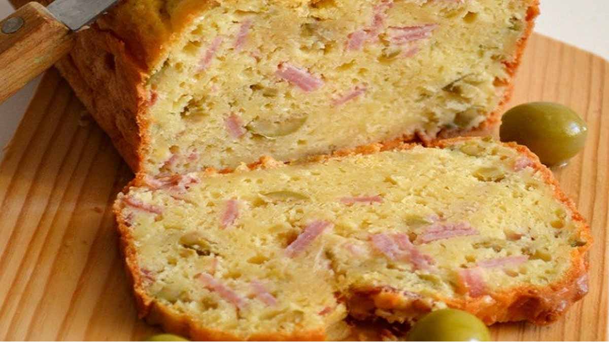 Cake jambon et olives