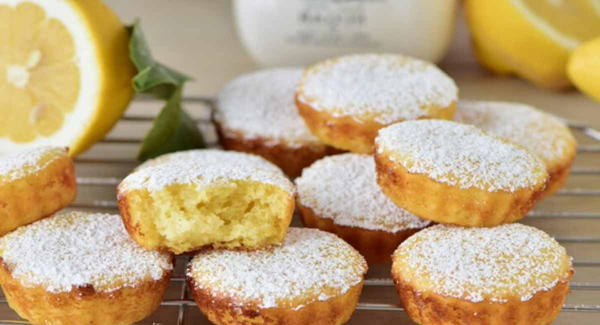 Muffins au yaourt et au citron