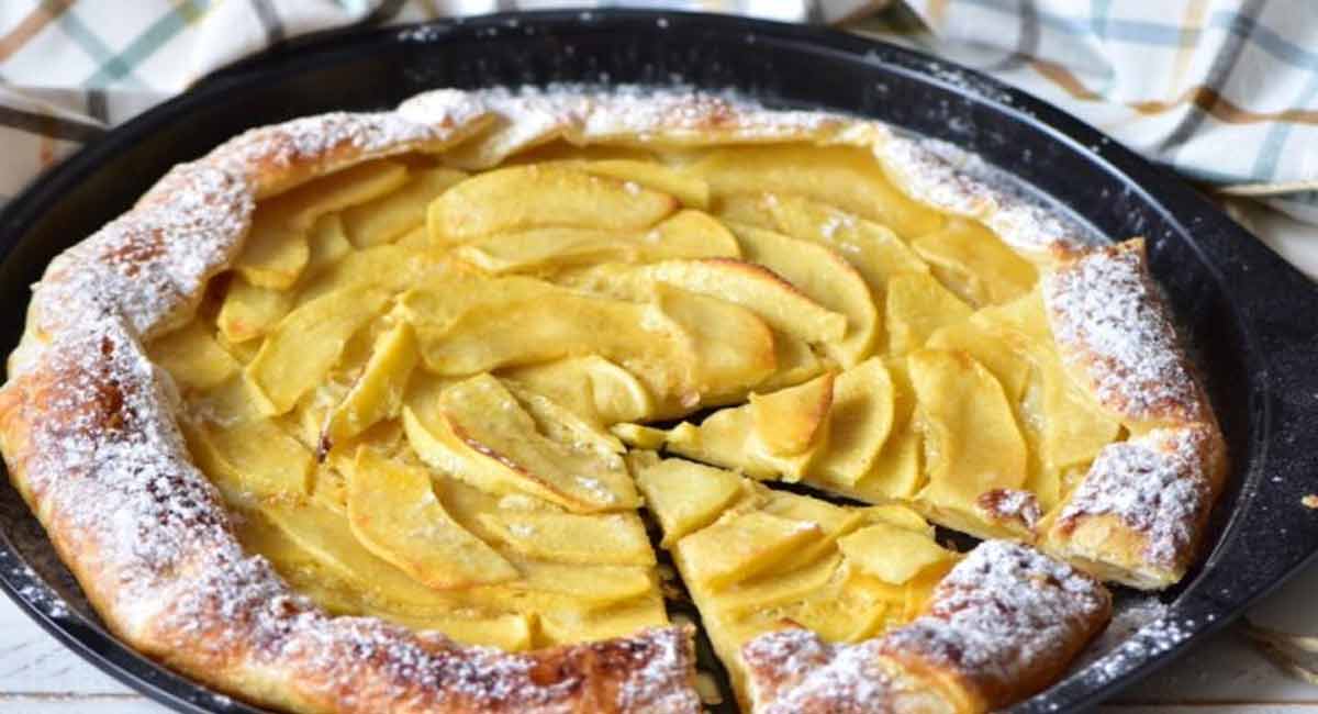 Tarte aux pommes à 2 ingrédients