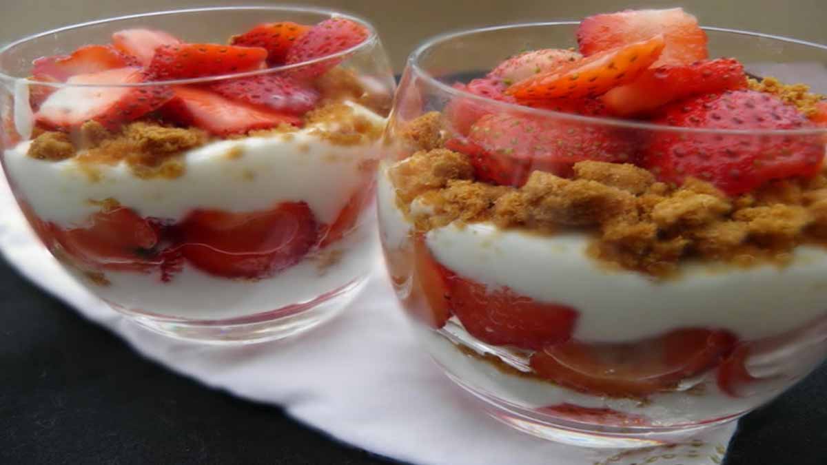 Tiramisu aux fraises et au spéculoos