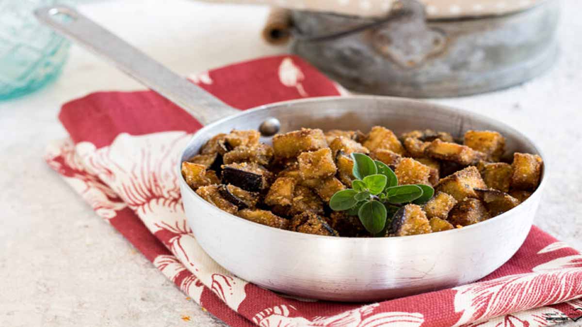 Aubergines croustillantes à la poêle