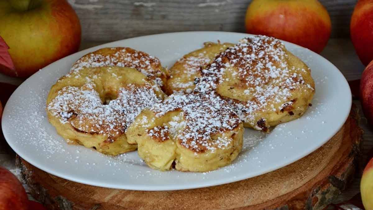 Beignets de pommes à la poêle