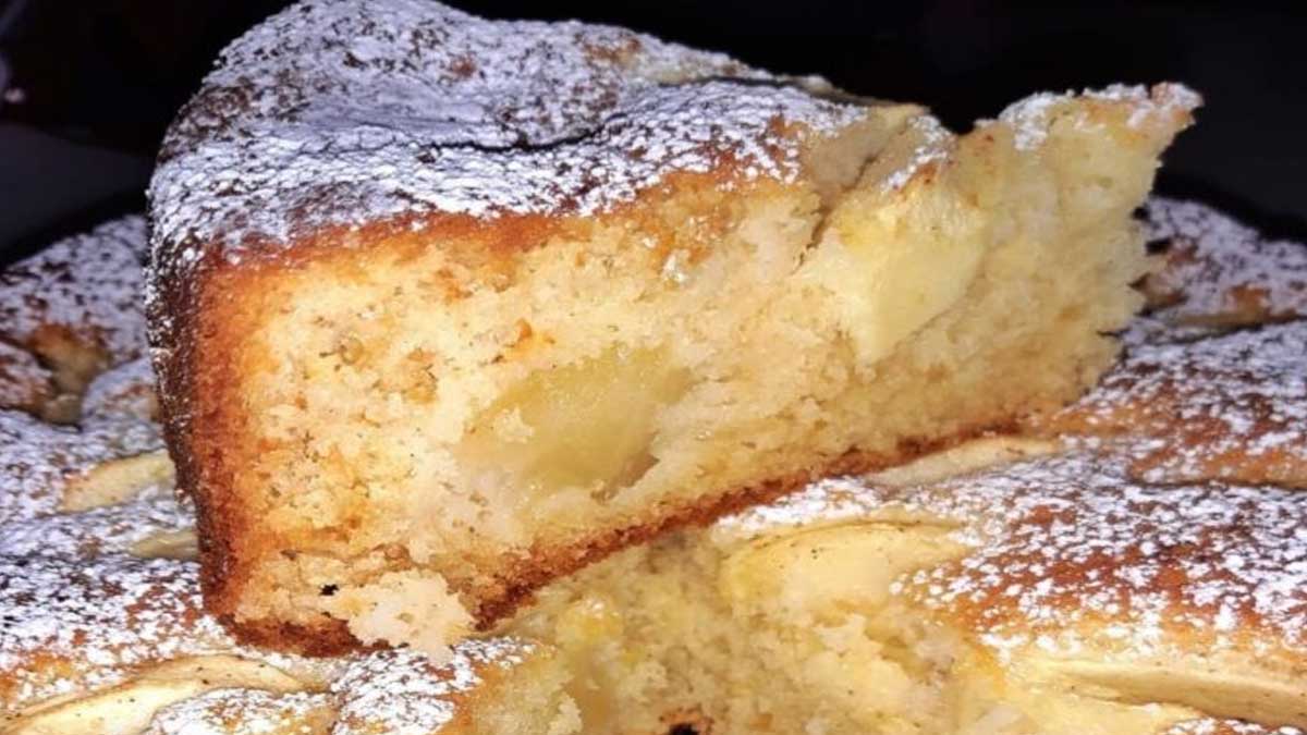 Gâteau moelleux aux pommes