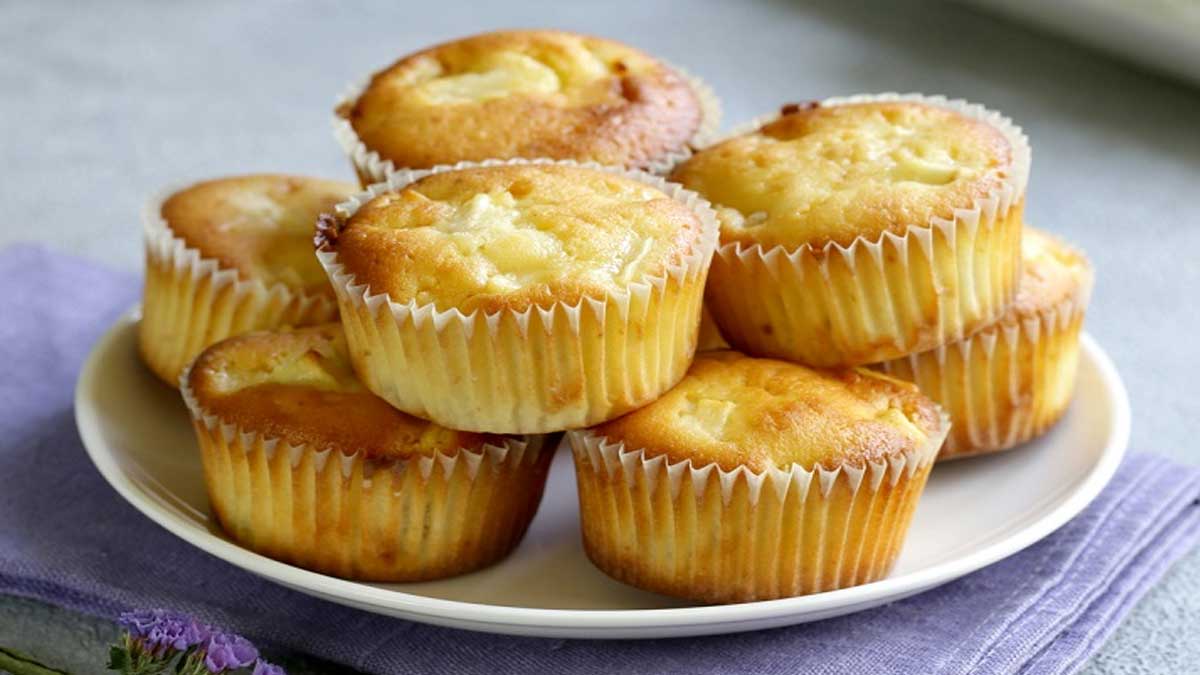 Muffin cœur fondant pomme