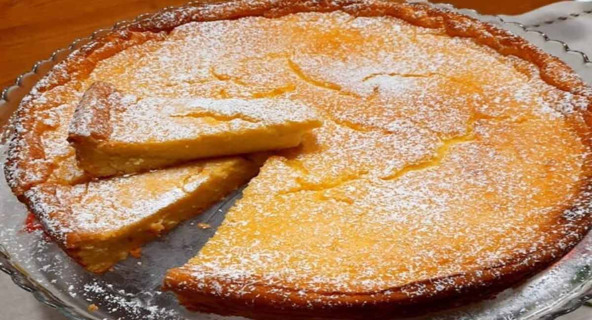 Tarte crémeuse à la ricotta et à l'orange