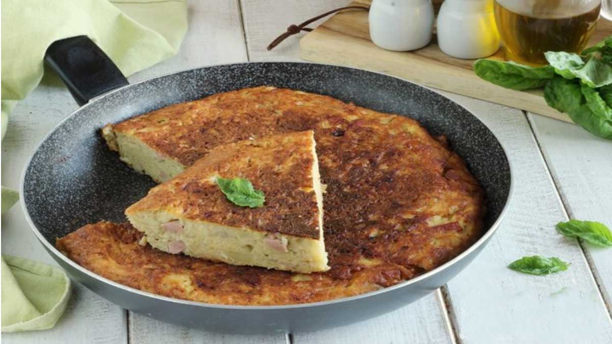 Tarte salée aux pommes de terre et mortadelle