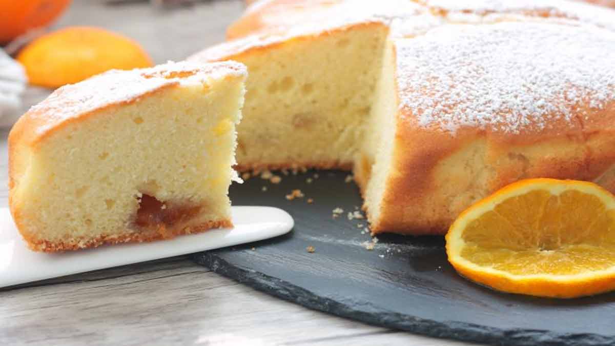 Gâteau à l’orange fourré au mascarpone