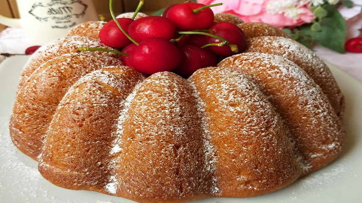 Gâteau au yaourt et aux cerises