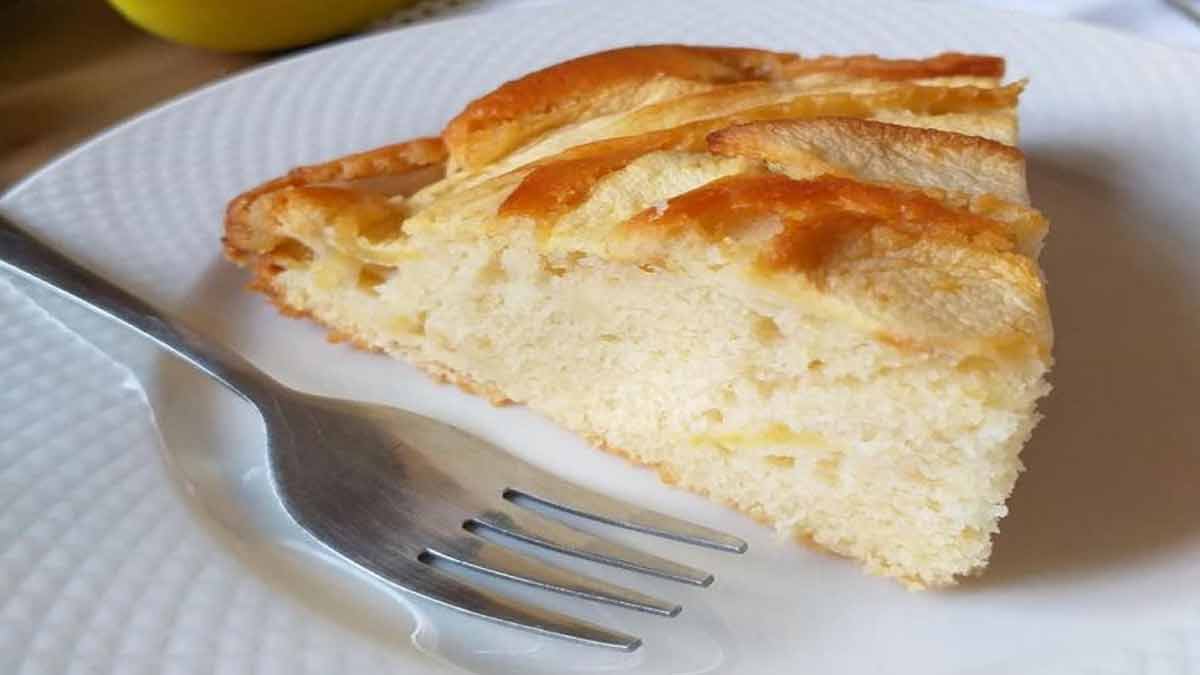 Gâteau aux pommes et à la ricotta