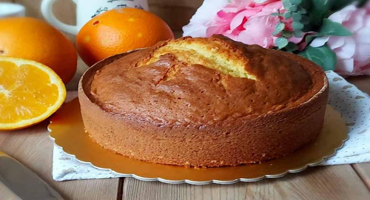 Gâteau doux parfumé à l’orange