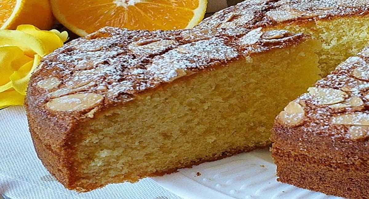 Gâteau moelleux à l'orange et aux amandes