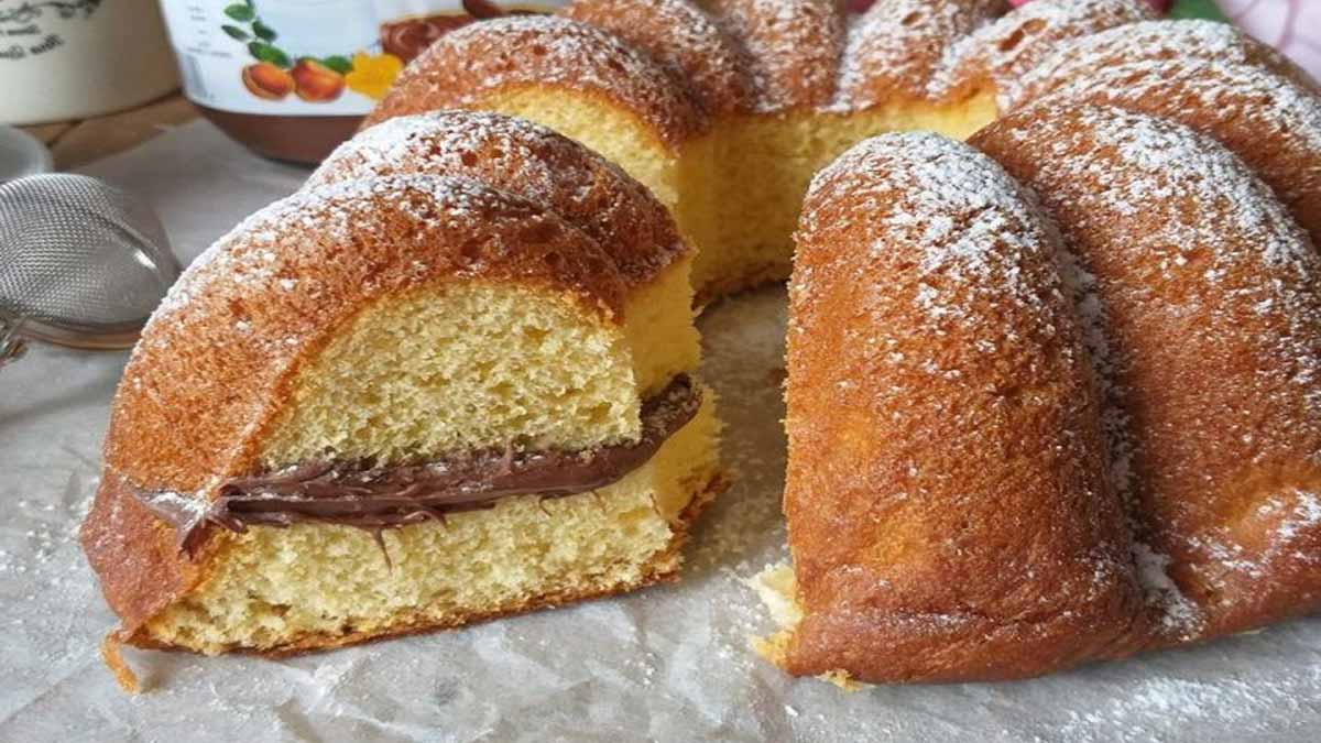 Kouglof alsacien fourré au Nutella