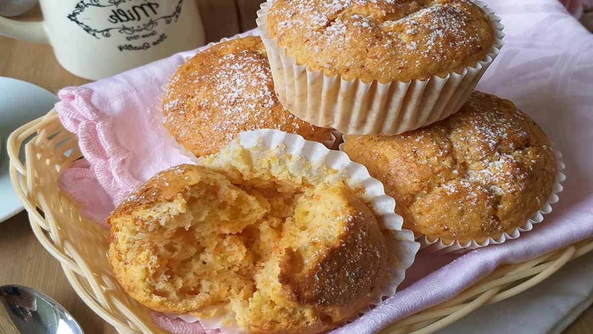 Muffins au yaourt et aux carottes