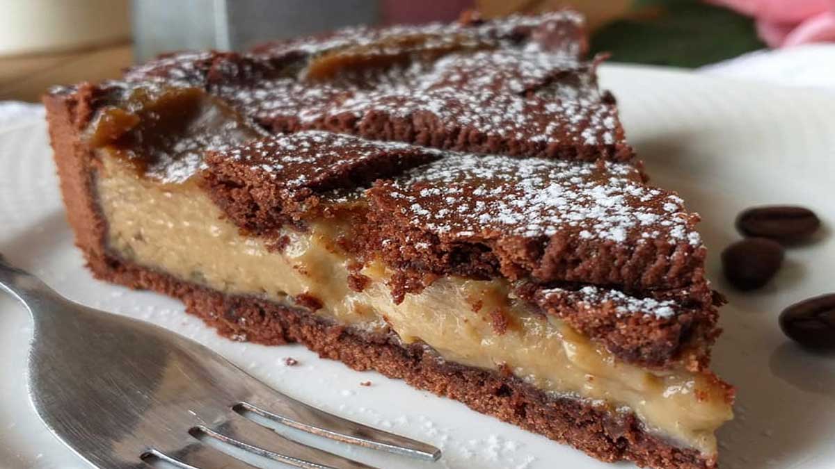 Tarte à la crème de café