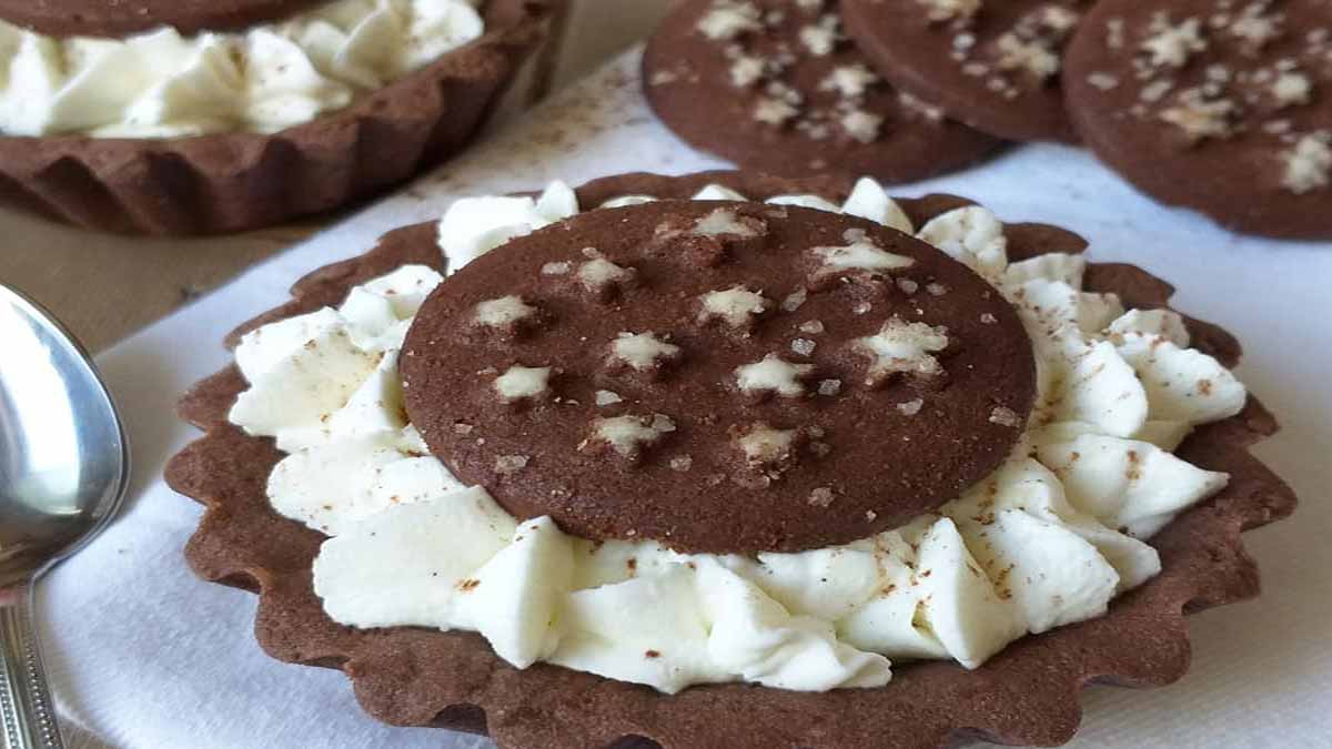 Tartelettes au cacao et crème mascarpone