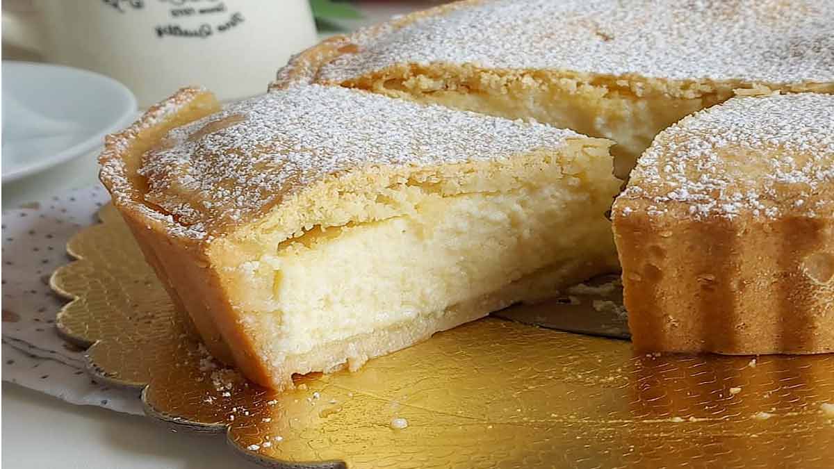 tarte fourrée à la crème