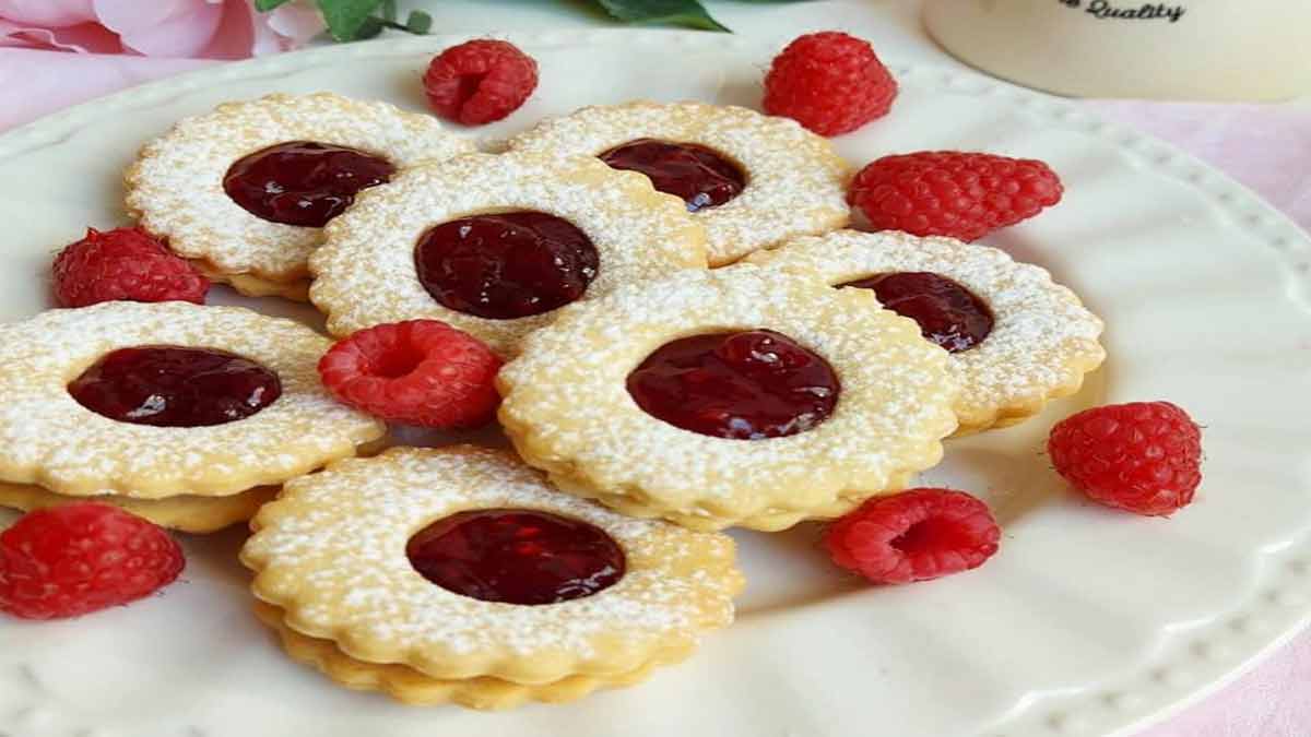 Biscuits sablés à la framboise