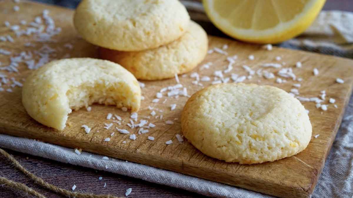 Cookies aux noix de coco et citron