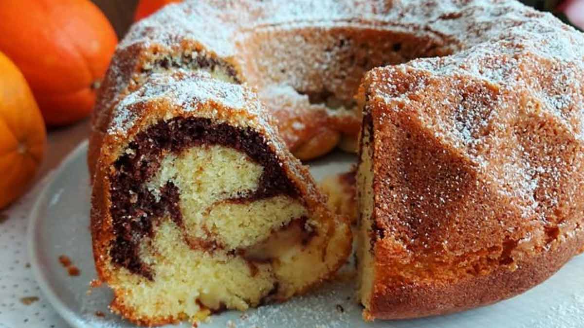 Gâteau moelleux au cacao et orange