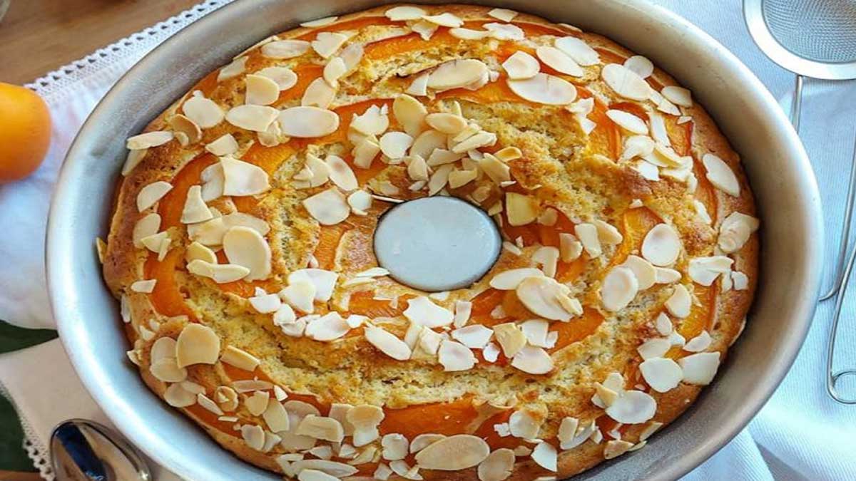 Gâteau moelleux aux amandes et abricots