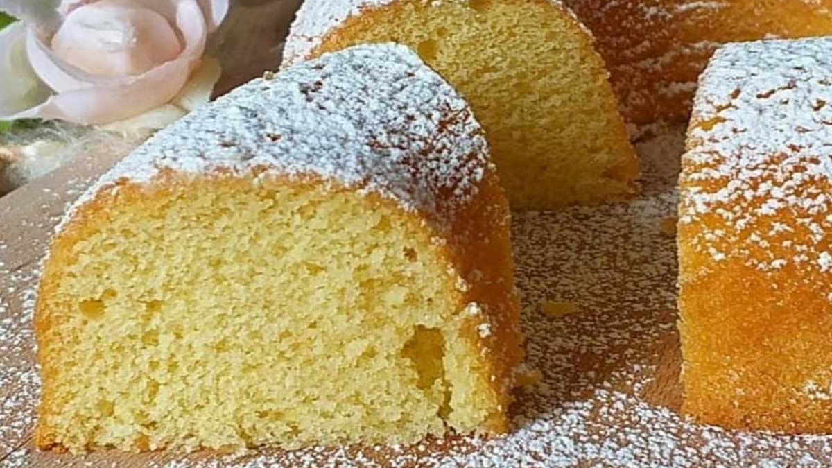 Gâteau moelleux sans beurre et au yaourt